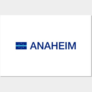 City of Anaheim, CA Flag Posters and Art